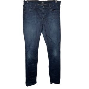 Citizens Of Humanity Thompson Medium Rise Dark Blue Skinny Jeans - Size 29